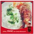 Hình ảnh Cơm đùi gà kèm Coca cola