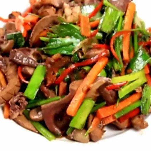 Hình ảnh Cơm tim xào sate