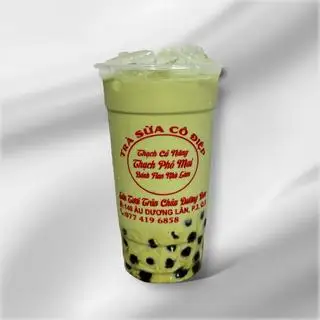 Trà sữa Thái xanh trân châu - 20.000 ₫ tại Trà Sữa Cô Điệp - Thạch Nhà Làm - Âu Dương Lân