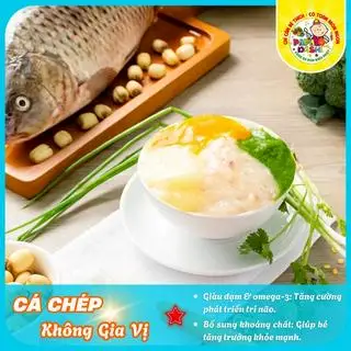 cá chép sen thì là(không gia vị) - 35.000 ₫ tại Cháo Ăn Dặm Kiểu Nhật Papa Dashi - Trần Hưng Đạo