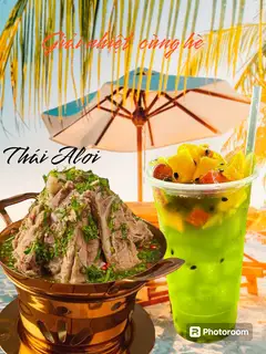 Sườn Kay - trà trái cây thái xanh - 260.000 ₫ tại Thái Aloi - Tôm Yum & Món Thái Chuẩn Vị - An Nhơn