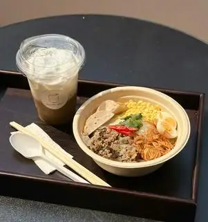 Hình ảnh Combo Bánh Đúc Chả Trứng + Cà Phê Sữa
