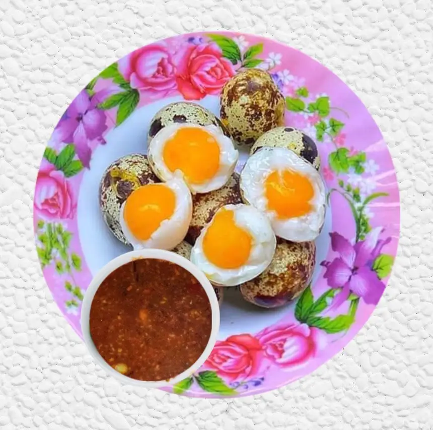 Trứng Chấm Sốt (Hủ Nhỏ-Không Bánh Tráng) - 33.000 ₫ tại Bánh Tráng Chấm Ngoại Ưi - Nguyễn Công Trứ