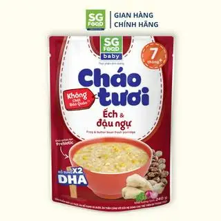 Cháo Tươi Baby Ếch Đậu Ngự Saigon Food 240g - 30.500 ₫ tại Sai Gon Food Official Store - Nguyễn Văn Nguyễn