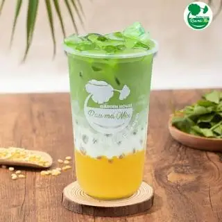 Hình ảnh Rau Má Bí Đỏ Sầu Riêng Sữa Dừa Tươi