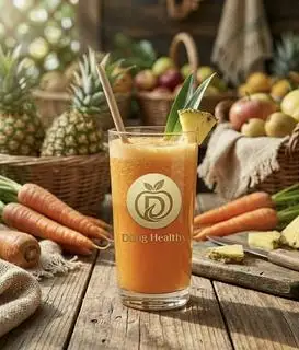 Hình ảnh Vòng Eo Thon Gọn - Nước ép Dứa Carrot