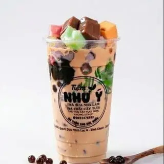 Hình ảnh trà sữa full topping 2 loại thạch  (L)