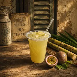 Hình ảnh Nước mía mix chanh dây