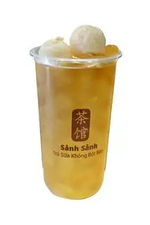 Trà lài vải - 33.000 ₫ tại Trà Sữa Không Bột Béo - Tiệm Trà HongKong Sảnh Sảnh - Hai Bà Trưng
