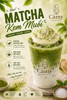 Hình ảnh Matcha kem muối 