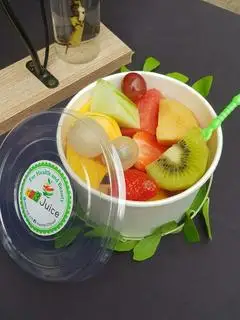 Trái cây dầm + sầu riêng - 58.000 ₫ tại 123 Juicy - Nước Ép Trái Cây Tươi - Nam Kỳ Khởi Nghĩa