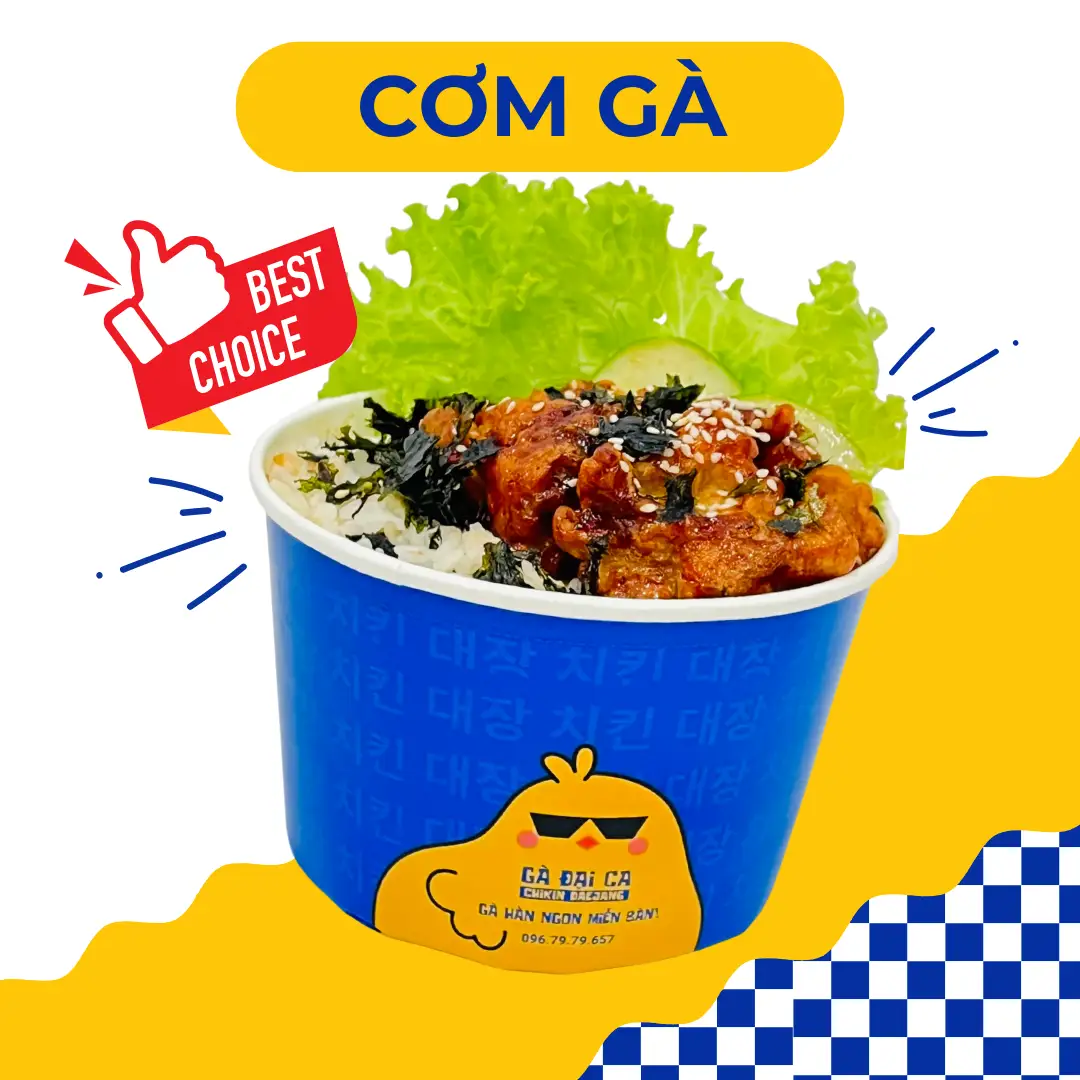 Cơm Gà Sốt Hấp dẫn - 65.000 ₫ tại Gà Đại Ca - Gà Rán Sốt Hàn - Vạn Kiếp