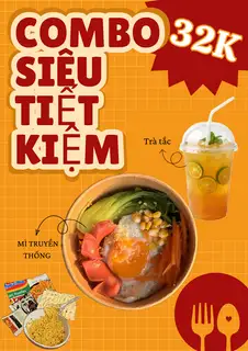 Hình ảnh Mì trộn truyền thống - trà tắc