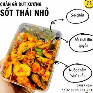 Chân gà rút xương sốt Thái NHỎ (6-7 chân) - 69.000 ₫ tại Kery - Chân Gà Sốt Thái - Dân Chủ