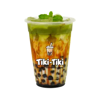 Hình ảnh Sữa tươi matcha trân châu đường nâu
