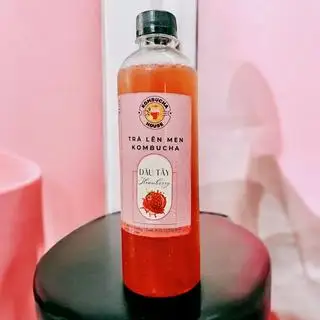 Kombucha Dâu Tây - Strawberry | 500ml - 35.000 ₫ tại Kombucha House - Trà Lên Men Kombucha Vị Trái Cây - Nguyễn Văn Trỗi