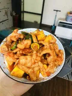 Hình ảnh combo 1 chân gà sốt thai và 1 chân gà xả tắc