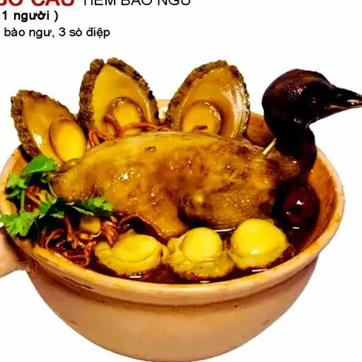 Hình ảnh Bồ câu tiềm bào ngư 1 người ăn