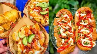 Hình ảnh Bánh mì nướng muối ớt đặc biệt