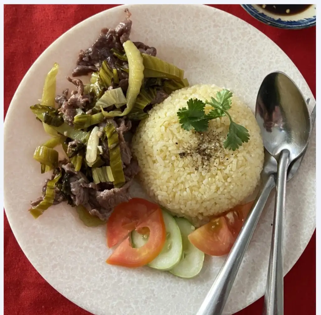 Hình ảnh Cơm Dưa Bò