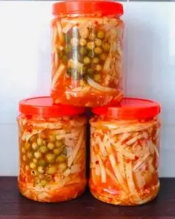 Hình ảnh Măng cay ngâm quả móc mật
