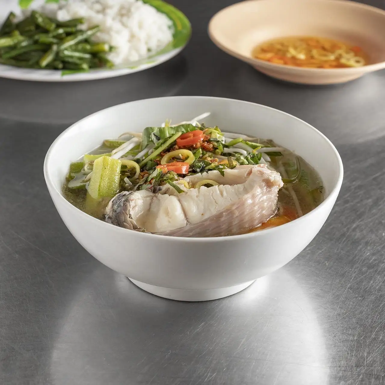 Cơm canh chua cá hú - 57.000 ₫ tại Quán Cơm Gia Đình 006 - Cơm Văn Phòng - Chung Cư Miếu Nổi