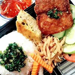 Cơm tấm chay - broken rice - 45.000 ₫ tại An - Món Chay Healthy Box - Vạn Kiếp