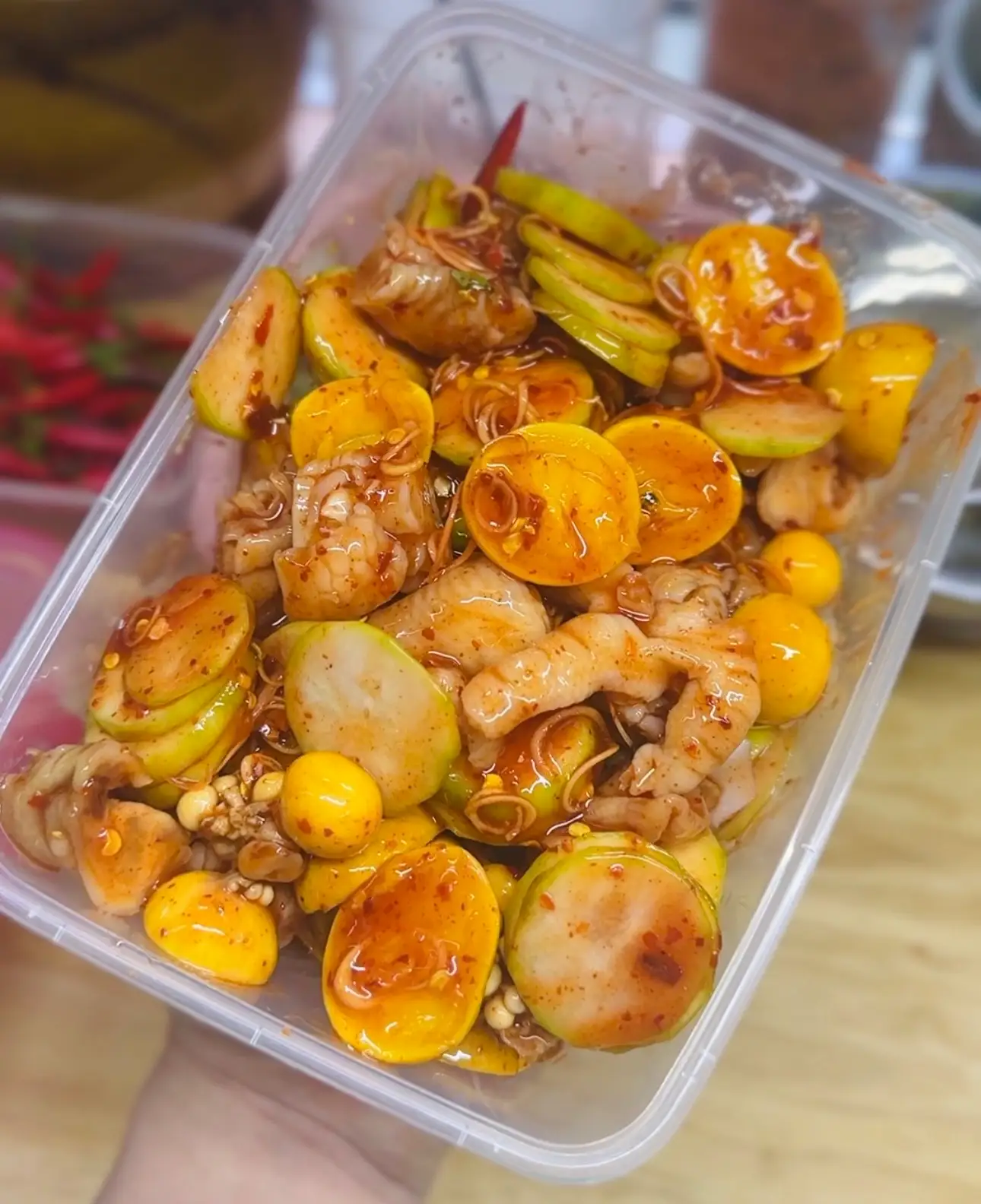 Chân Gà Mix Trứng Non ( Nhỏ ) - 99.000 ₫ tại Na Food - Tré Trộn & Chân Gà Sốt Thái - An Dương Vương