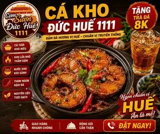 Hình ảnh Cơm Cá Kho + Trà Đá 8k
