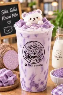 Hình ảnh Sữa gấu khoai môn