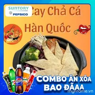 Combo Mì Cay Chả Cá Hàn Quốc + nước ngọt SPVB - 85.000 ₫ tại Mì Cay Nam Hàn - Tokbokki - Đông Hưng Thuận 02