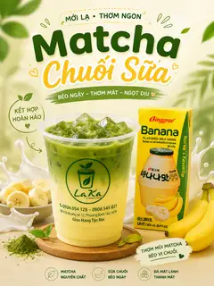 Hình ảnh Matcha sữa chuối
