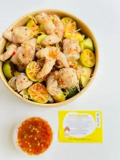 Chân Gà Sả Tắc Rút Xương Kèm Xoài  Hộp Lớn - 195.000 ₫ tại Chân Gà Alo Chicken - Lê Quang Định
