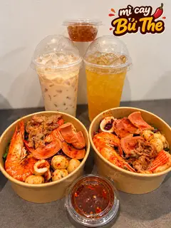Hình ảnh Mì đặc biệt - trà sữa gạo