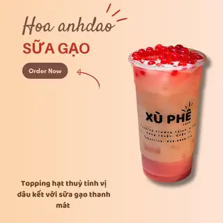 Hình ảnh Sữa gạo hoa anh đào 