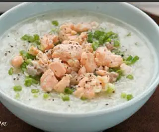 Hình ảnh Cháo cá hồi