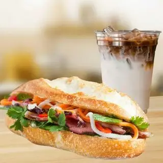 Combo bánh mì + bạc sỉu - 45.000 ₫ tại Bánh Mì Lưu Luyến - Tân Châu An Giang - Nguyễn Thần Hiến
