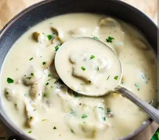 Súp kem nấm/ Mushroom cream soup - 69.000 ₫ tại Pasta Paradise - Nguyễn Thị Minh Khai
