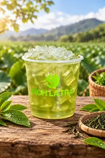 Hình ảnh (Nên thử) Trà Kiwi Táo Xanh - Trân Châu Trắng