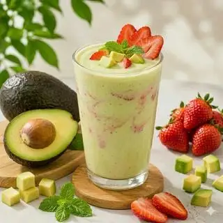 Hình ảnh Sinh tố bơ - dâu