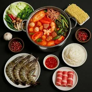 Lẩu Thái hải sản  NHỎ (1-2 người dùng) - 235.000 ₫ tại Bà Na Food - Lẩu Thái, Lẩu Hải Sản & Lẩu Cá - Vân Côi