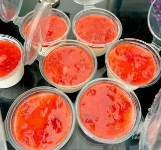Hình ảnh Panna Cotta Dâu