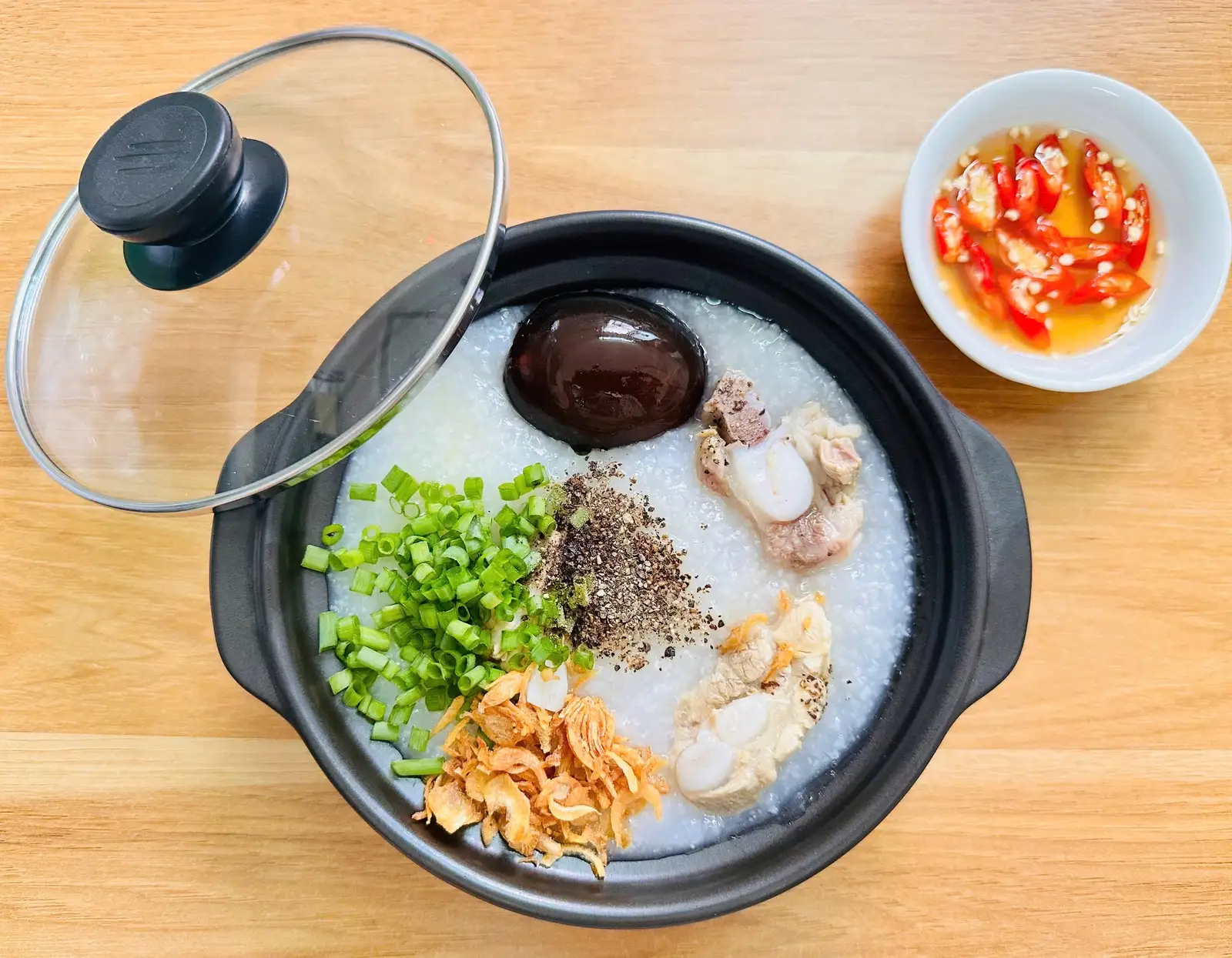 Hình ảnh cháo sườn bắc thảo