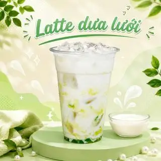 Latte dưa lưới - Ly 700ml - 34.000 ₫ tại Nắng Hồng - Matcha, Sữa Chua & Cà Phê - Minh Phụng 