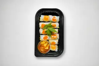 Bánh tráng cuốn lòng đào - 46.900 ₫ tại Hổ Trộn - Bánh Tráng Trộn & Trà Trái Cây - Nguyễn Sơn Hà
