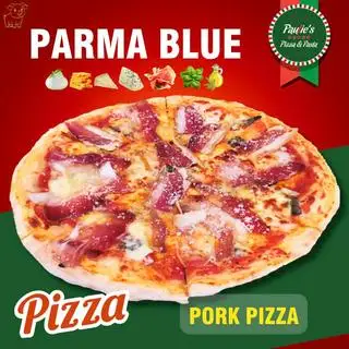 Pizza Giăm Bông Khô Vị Mặn Phô Mai Xanh | Parma Blue Pizza - 309.000 ₫ tại Paulie's Pizza & Pasta - Pizza Men Chua Lò Củi - Lê Văn Sỹ