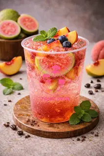 Hình ảnh Soda ổi đào size M - Pear and peach soda