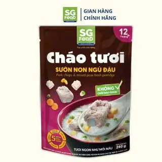 Hình ảnh Cháo Tươi Sườn Non Ngũ Đậu Saigon Food 240g