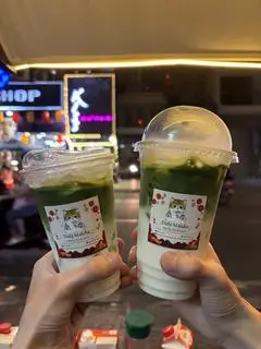 Hình ảnh Matcha/Houjicha sữa gấu