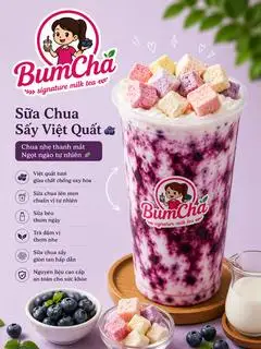 Hình ảnh Sữa chua sấy việt quất